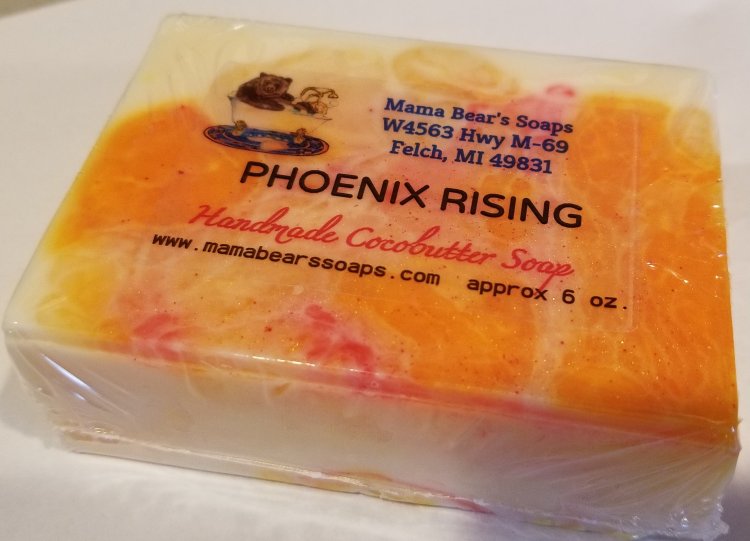 Phoenix Rising Cocoabutter Bath Soap - Click Image to Close