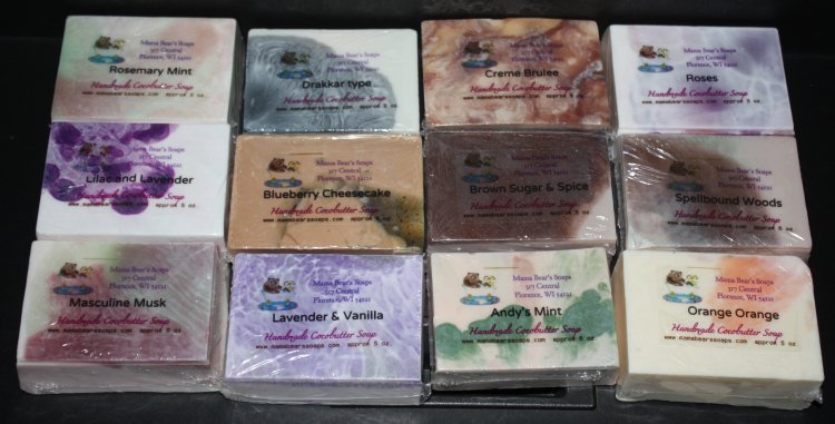 12 Cocoa Butter Soaps for the price of 11.
