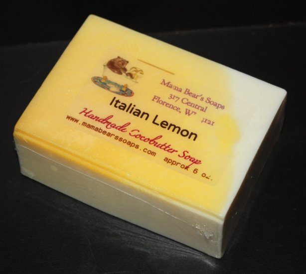 Italian Lemon Cocoabutter Bath Soap - Click Image to Close