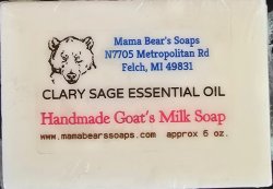 Goat's Milk Soap with Clary Sage