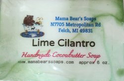 Lime Cilantro Cocoa Butter soap