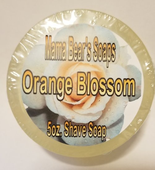 Orange Blossom Shave Soap - Click Image to Close