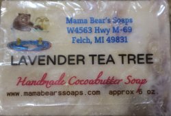Lavender and Tea Tree Cocoabutter Bath Soap