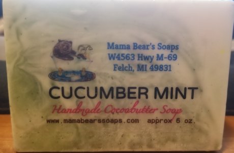 Cucumber Mint Cocoa Butter Soap