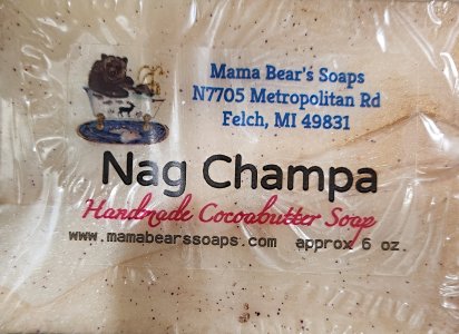 Nag Champa Type Cocoa Butter Soap