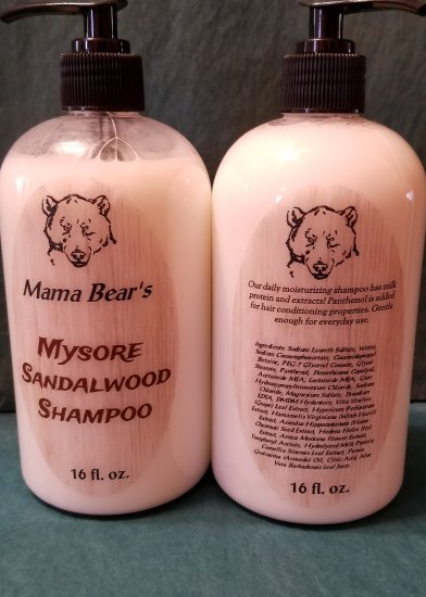 Mysore Sandalwood Shampoo 16 oz.