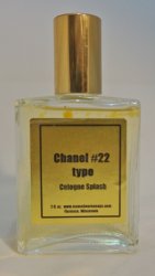 Chanel No. 22 type Cologne Splash