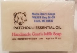 Goat's Milk Soap with Patchouli Essential Oil
