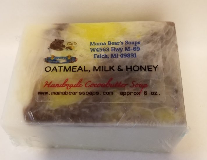 Oatmeal, Milk & Honey Cocoabutter Bath Soap