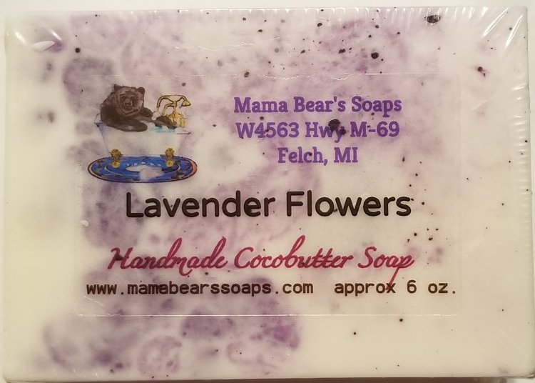 Lavender Flowers Cocobutter Soap 5 oz.
