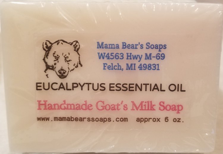 Goat's Milk Soap with Eucalyptus Essential Oil - Click Image to Close
