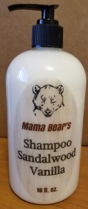 Sandalwood Vanilla Shampoo 16 oz.