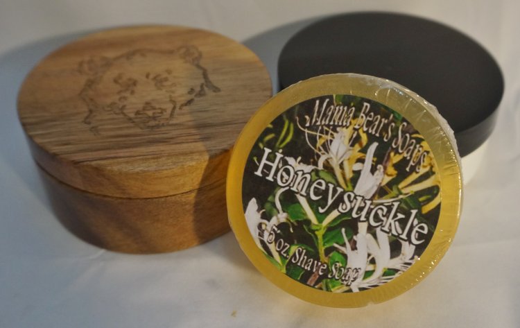 Honeysuckle Glycerin Shave Soap - Click Image to Close