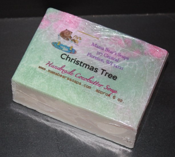 Christmas Tree Cocoabutter Bath Soap - Click Image to Close