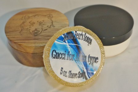 Gucci For Him Type Glycerin Shave Soap