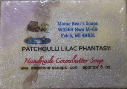 Patchouli Lilac Phantasy Cocoabutter Bath Soaps