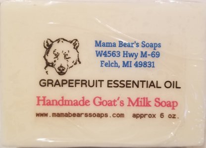 Goat's Milk Soap with Grapefruit Essential Oil