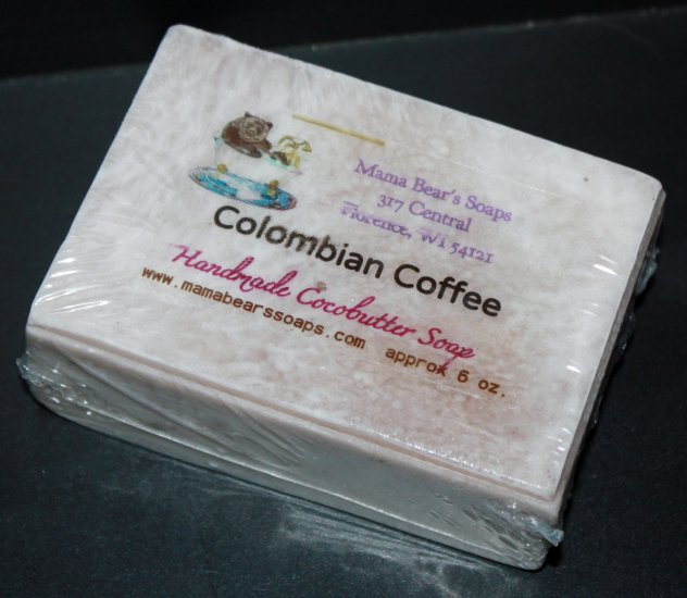 Colombian Coffee Cocoabutter Bath Soap - Click Image to Close