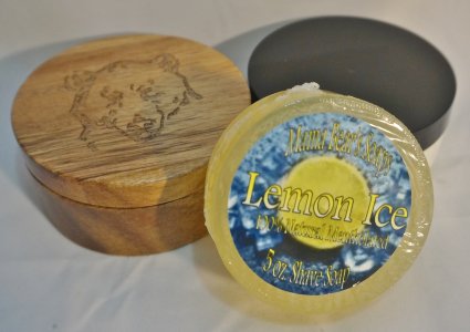 Lemon Ice Mentholated Shaving Soap