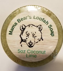 Coconut Lime Loofah Glycerin Soap