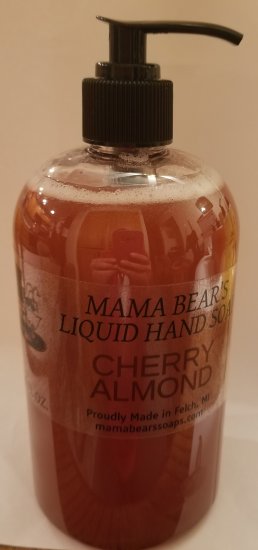 Cherry Almond Liquid Hand Soap 16oz - Click Image to Close