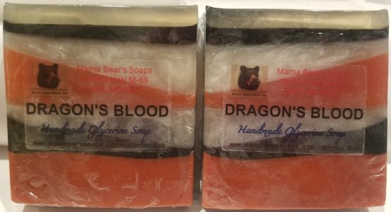 Dragon's Blood Geometric Glycerin Bath Soap