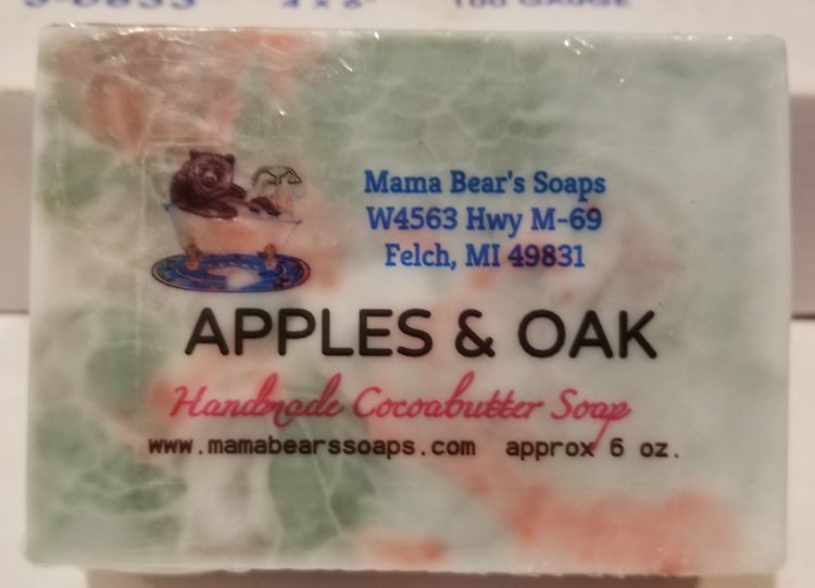 Apples and Oak Cocoa Butter Soap