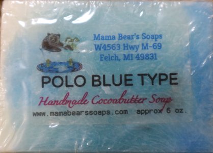 Polo Blue Type Cocoa Butter Soap