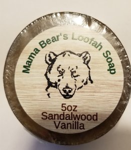 Sandalwood Vanilla Glycerin Loofah Soap