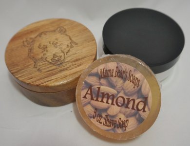 Almond Glycerin Shave Soap