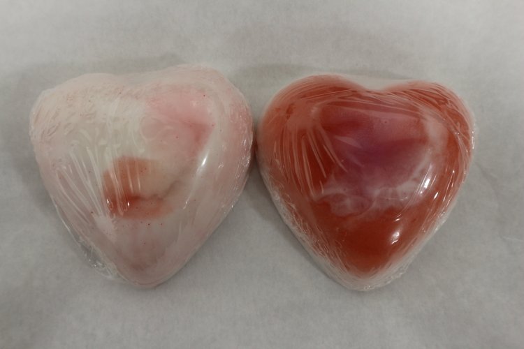 1 Heart Shaped Soap - Click Image to Close