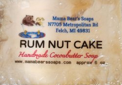 Run Nut Cake Cocoa Butter Soap