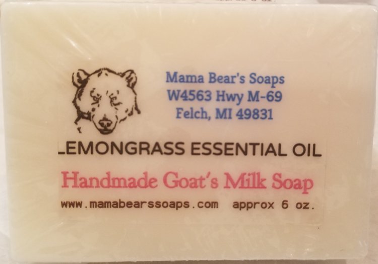 Goat's Milk Soap with Lemongrass Essential Oil