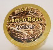 Lemon Rose Vetiver Shave Soap