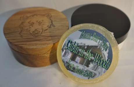 Cabin In The Woods Glycerin Shave Soap